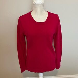 J. Crew Factory Hot Pink Teddie Sweater Size Medium